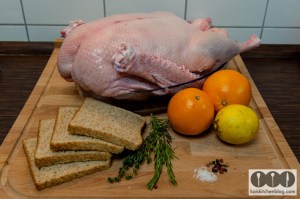 Gans aus dem Backofen. Zu Weihnachten oder anderen Festen genau das Richtige.
