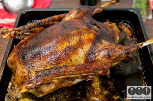 Gans aus dem Backofen. Zu Weihnachten oder anderen Festen genau das Richtige.